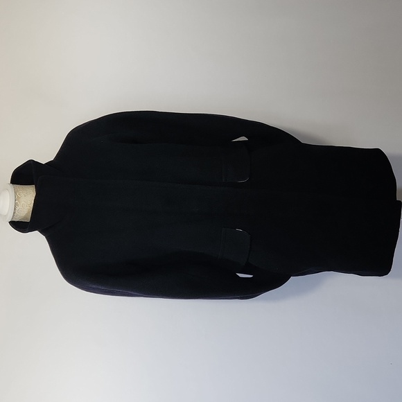 Vince Camuto Deep Navy Blue Women's Wool Blend Full Zip Coat Size S - Picture 8 of 16